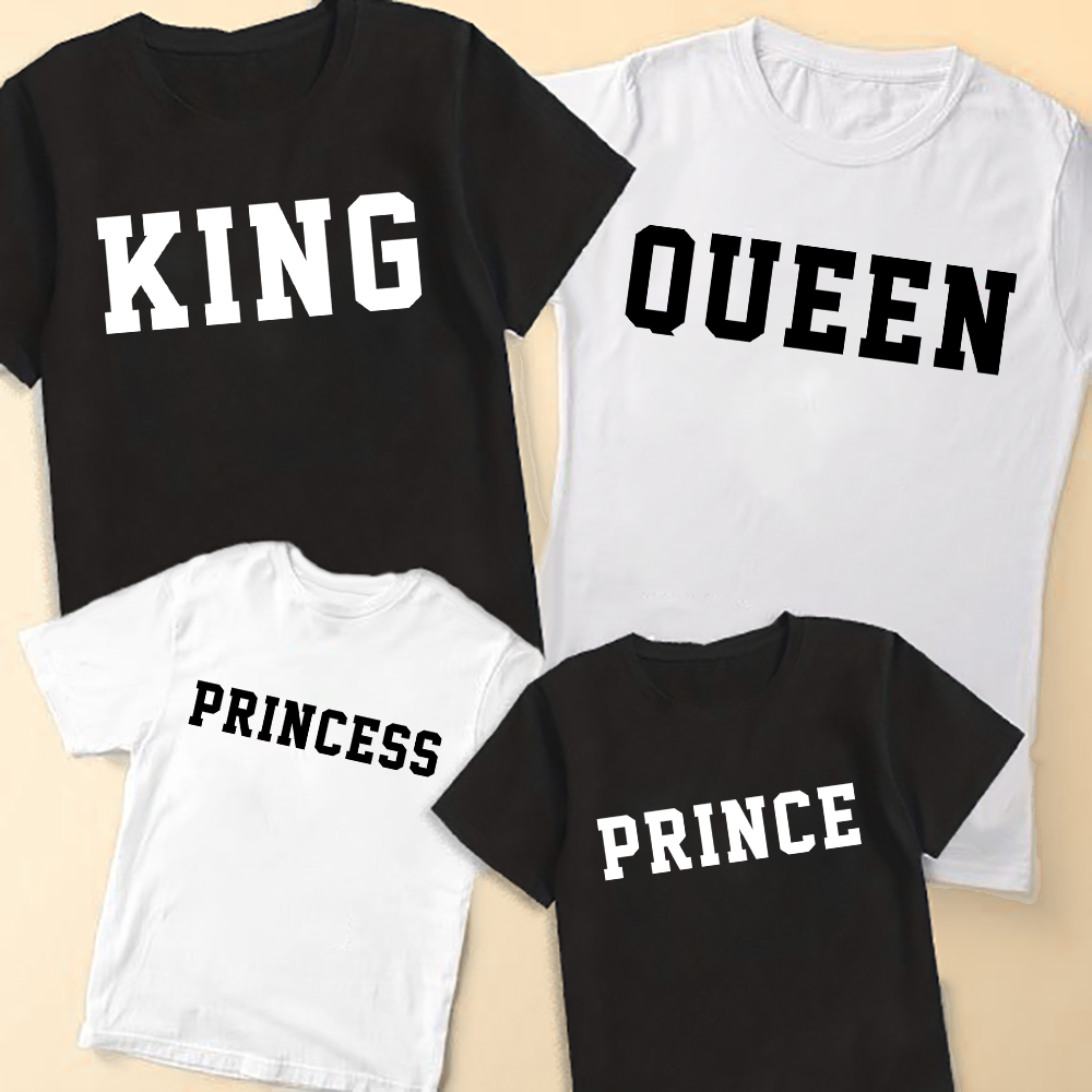 Plant Parent Shirt - เสื้อเข้าชุดพิมพ์ลาย King Queen Queen Princess Princess