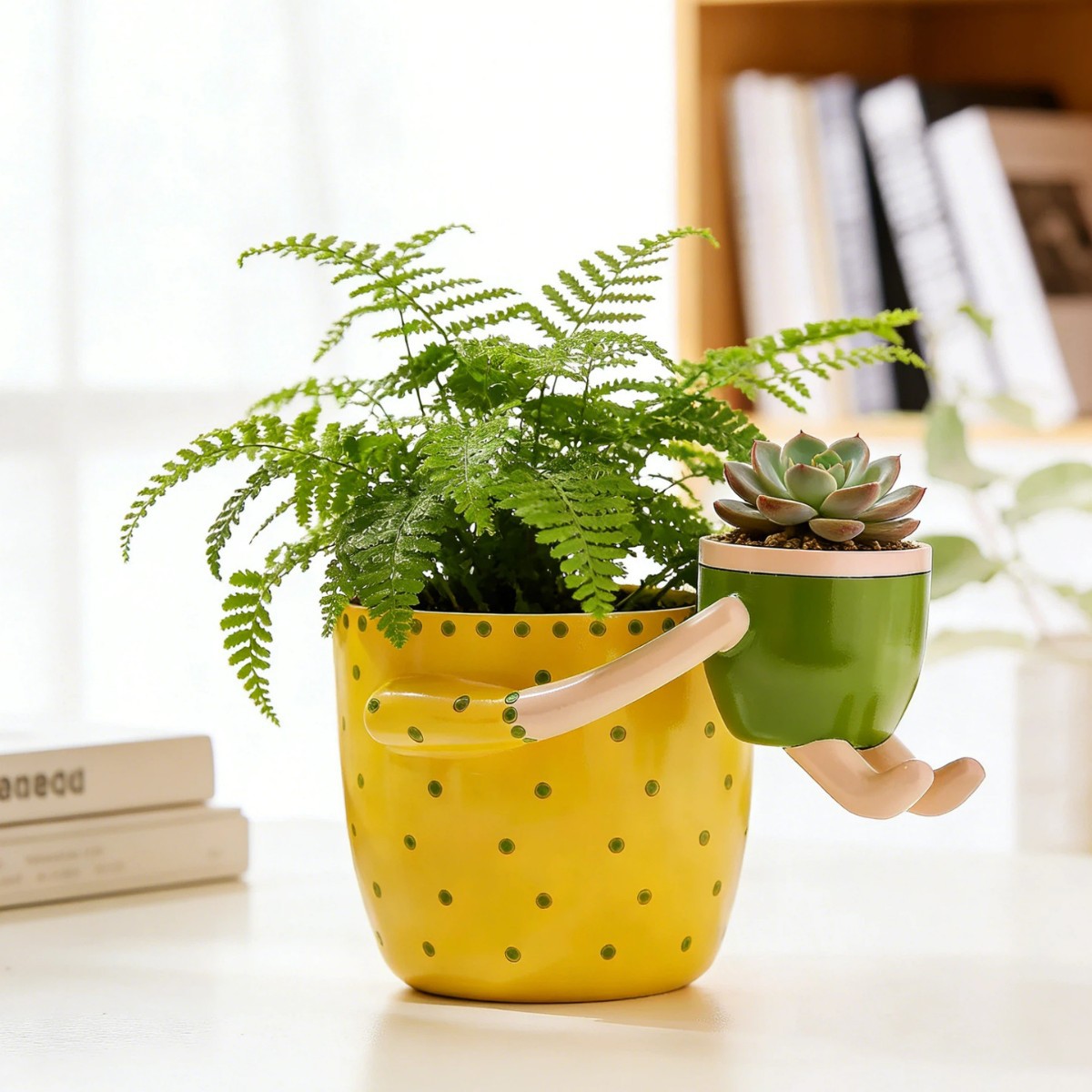 กระถางเรซิ่นลายจุดสำหรับปลูกต้ - Plant Parent Pot บทวิจารณ์และราคา