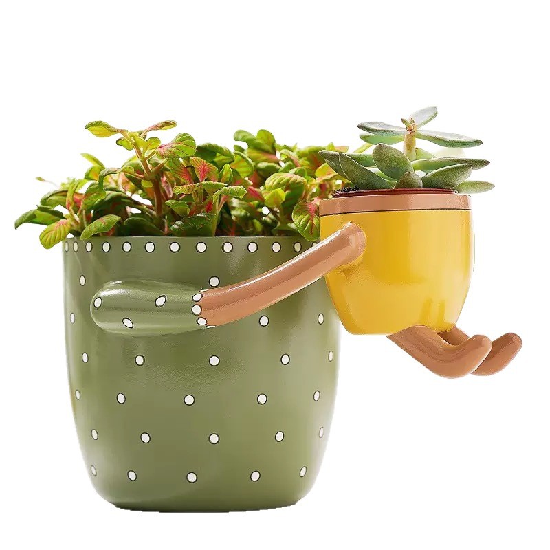กระถางเรซิ่นลายจุดสำหรับปลูกต้ - Plant Parent Pot บทวิจารณ์และราคา