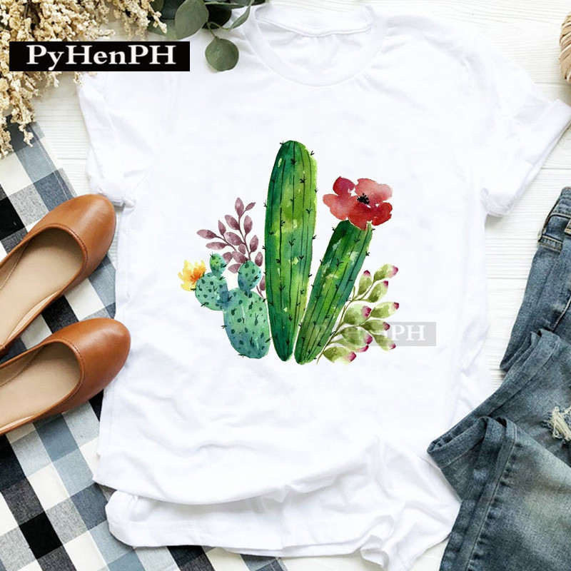 เสื้อยืดแฟชั่นลายกระบองเพชร แข - Plant Parent Shirt บทวิจารณ์และราคา