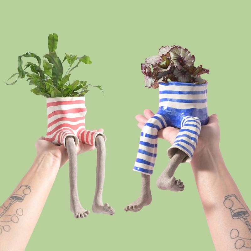 กระถางเซรามิกรูปขาตั้งแบบน่ารั - Plant Parent Pot บทวิจารณ์และราคา