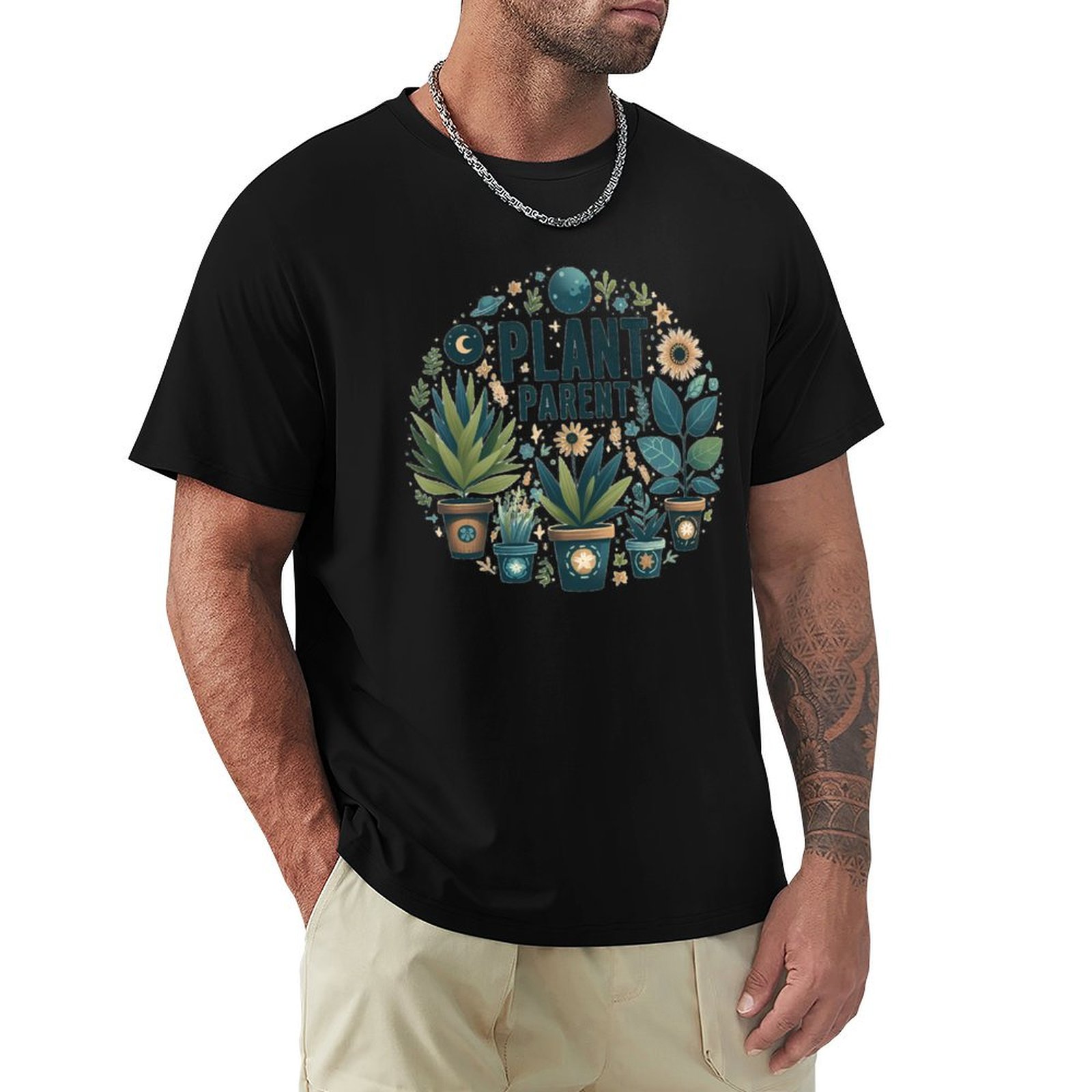 เสื้อยืดลายพิมพ์ศิลปะสำหรับคนร - Plant Parent Shirt บทวิจารณ์และราคา
